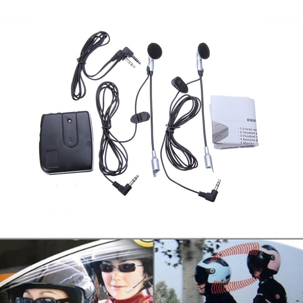 Universal Motorcycle Helmet Intercom Headset - Helm Sepeda Motor untuk Helm Sistem