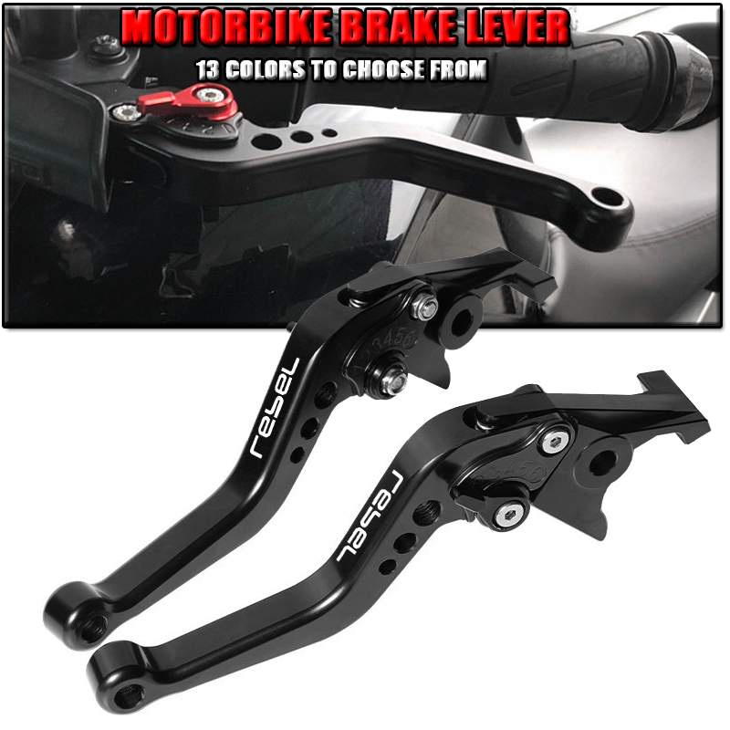 Cnc Aluminum Adjustable Brake Clutch Levers - Tuas Rem Kopling Pendek untuk Sepeda