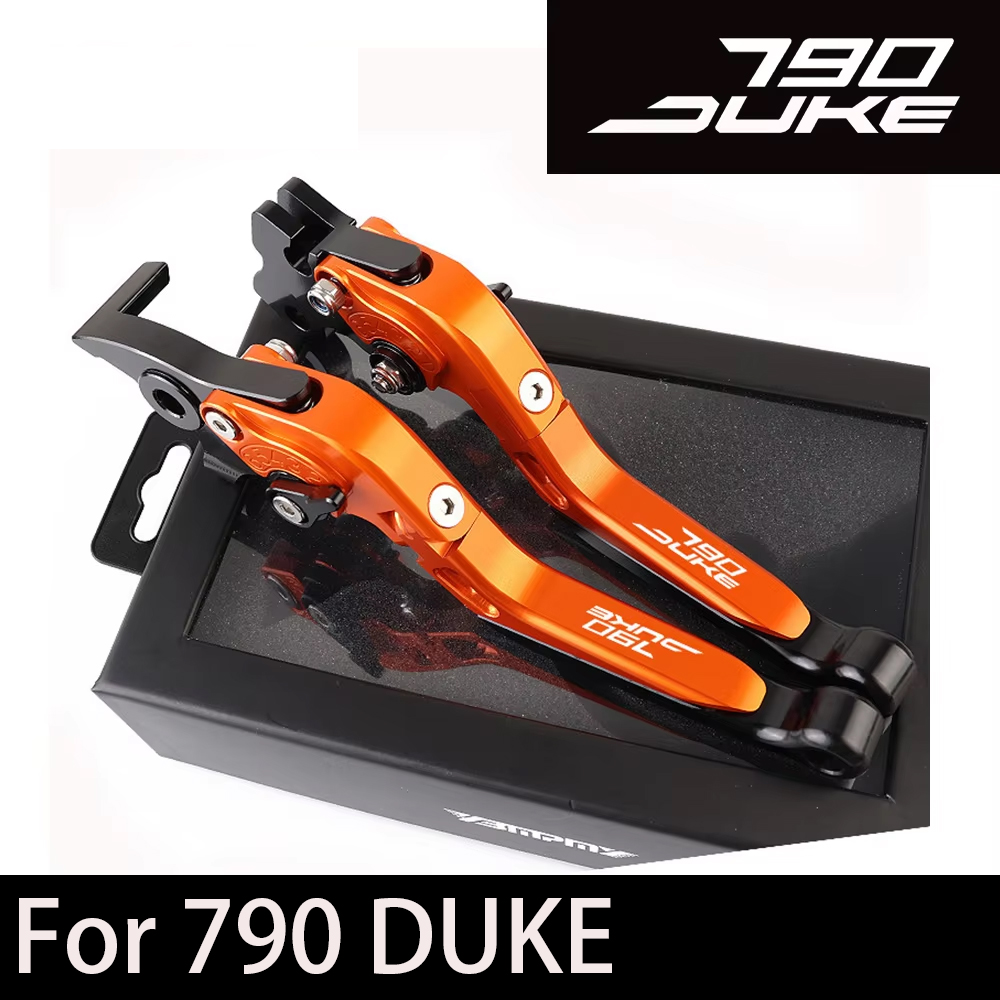 Cnc Aluminum Adjustable Brake Clutch Levers - Tuas Kopling Rem 790 Duke untuk