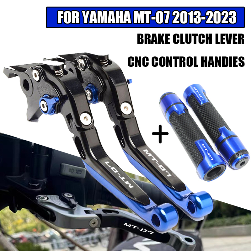 Cnc Aluminum Adjustable Brake Clutch Levers - Untuk MT-07 FZ-07 MT 07 FZ07