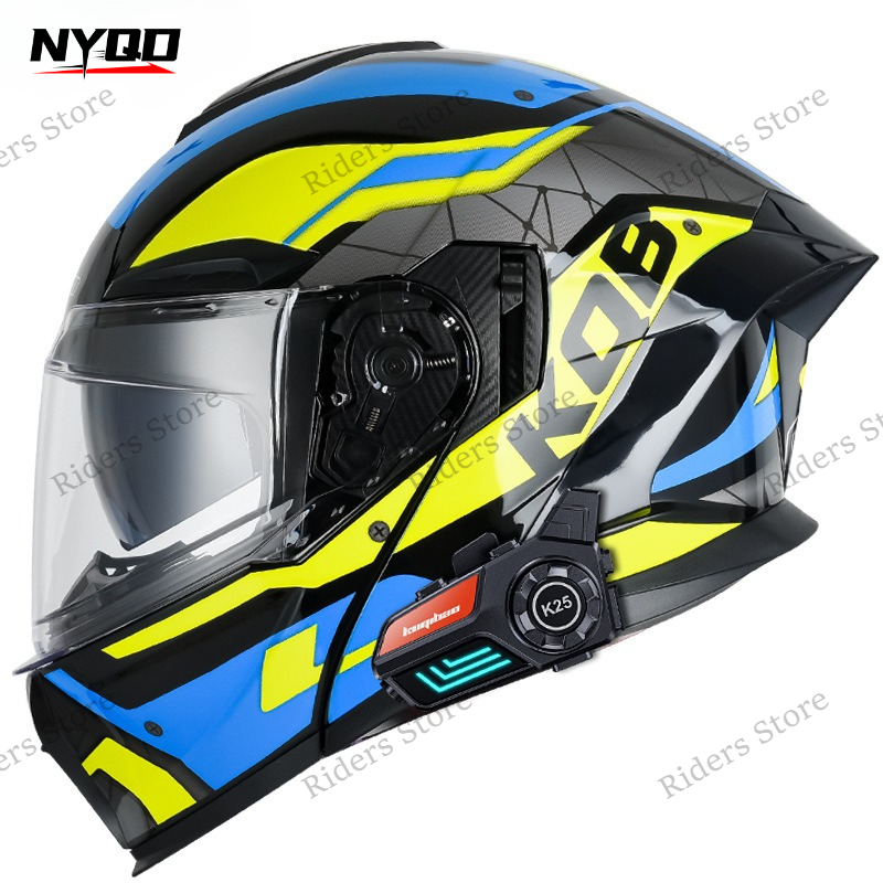 Helm Sepeda Motor Bersertifika - Full Face Motorcycle Helmet With Bluetooth ulasan dan harga