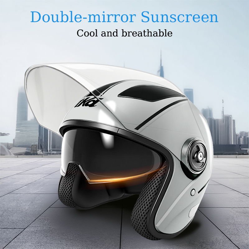 Helm Sepeda Motor Dual Visor F - Dual Visor Motorcycle Racing Helmet ulasan dan harga