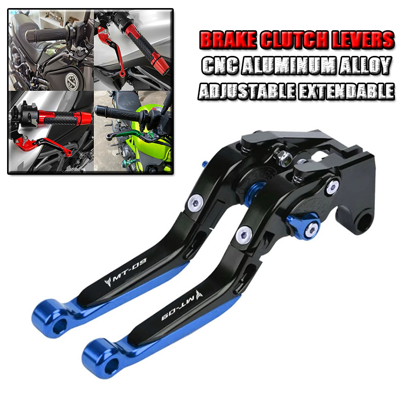 UNTUK YAMAHA MT-09 MT09 MT mt  - Cnc Aluminum Adjustable Brake Clutch Levers ulasan dan harga