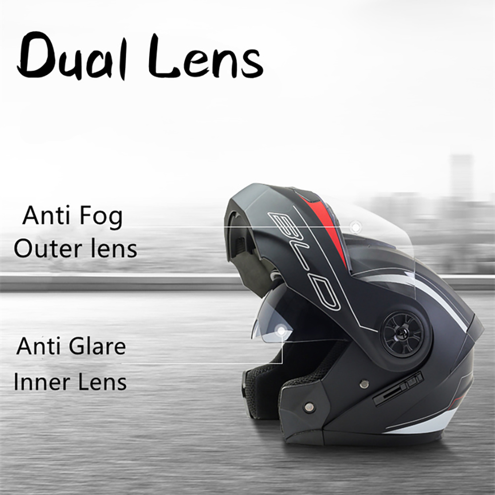 Helm Sepeda Motor Pria Bluetoo - Full Face Motorcycle Helmet With Bluetooth ulasan dan harga