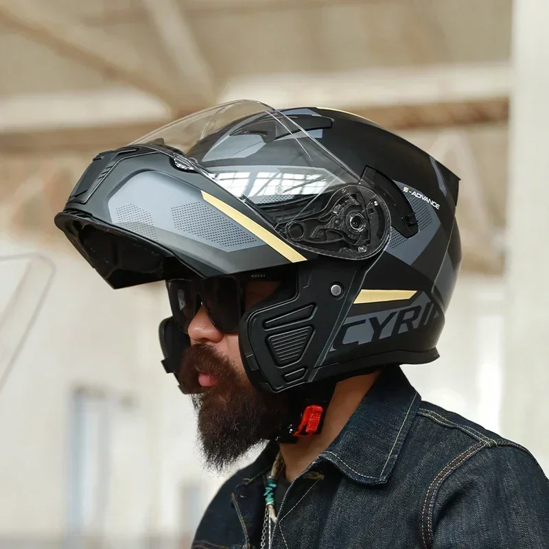 Helm Modular Flip Up Full Face - Modular Flip Up Motorcycle Helmet Dot Approved ulasan dan harga