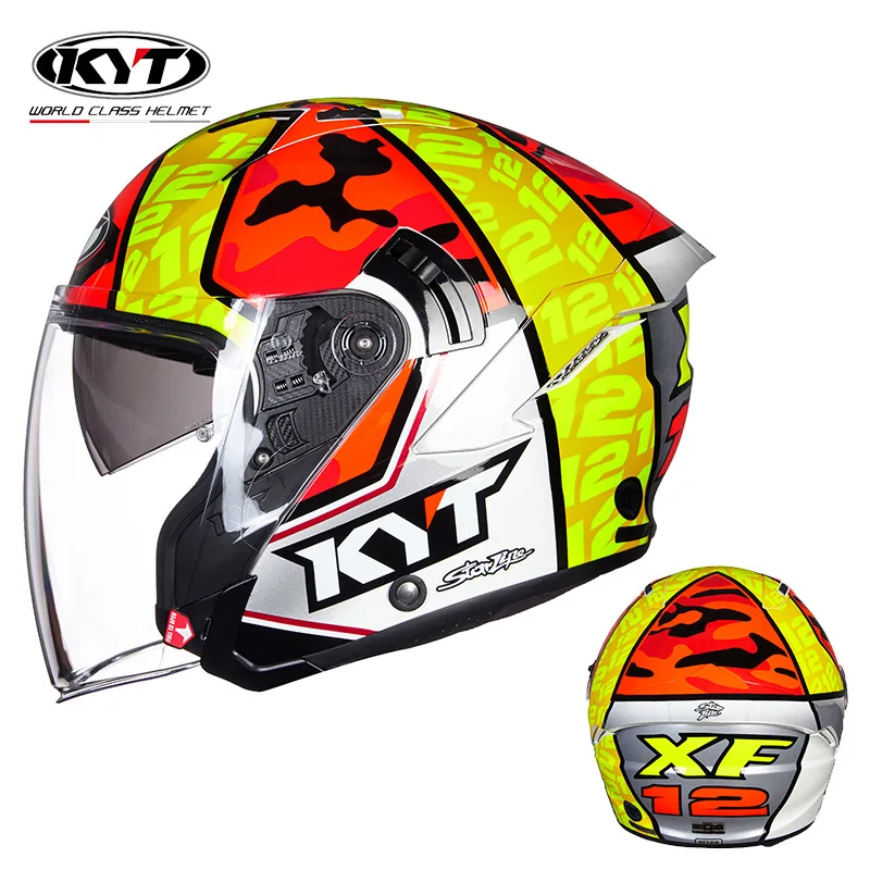KYT helm sepeda motor Jet Vint - Vintage Open Face Retro Helmet ulasan dan harga