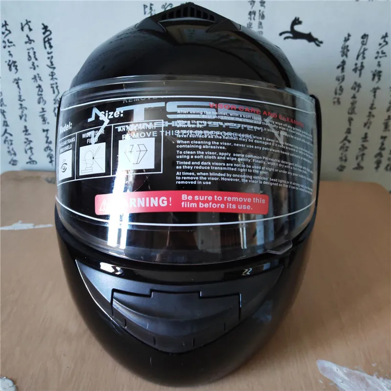 Helm Motor Modular Flip Up den - Motorcycle Helmet Inner Sun Visor Lens ulasan dan harga