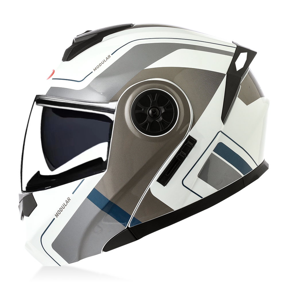 Helm Modular Flip Up Berkualit - Modular Flip Up Motorcycle Helmet Dot Approved ulasan dan harga