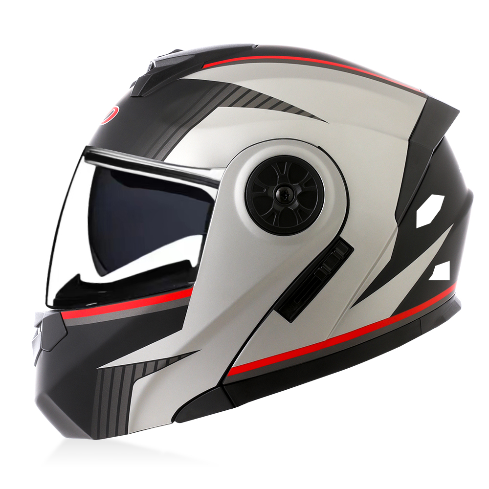 Helm Modular Flip Up Berkualit - Modular Flip Up Motorcycle Helmet Dot Approved ulasan dan harga