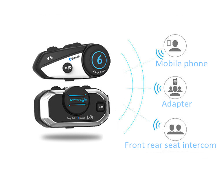 Vimoto V8 Headset Helm Sepeda  - Universal Motorcycle Helmet Intercom Headset ulasan dan harga