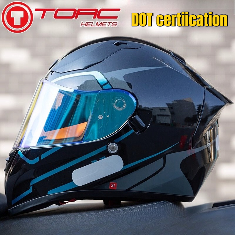 HELM MOTOR FOR TORC T18 Double - Modular Flip Up Motorcycle Helmet Dot Approved ulasan dan harga