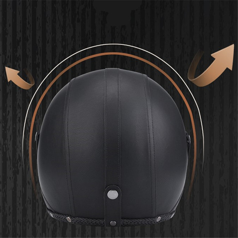 Helm Keluaran Baru Helm 3/4 Wa - Vintage Open Face Retro Helmet ulasan dan harga