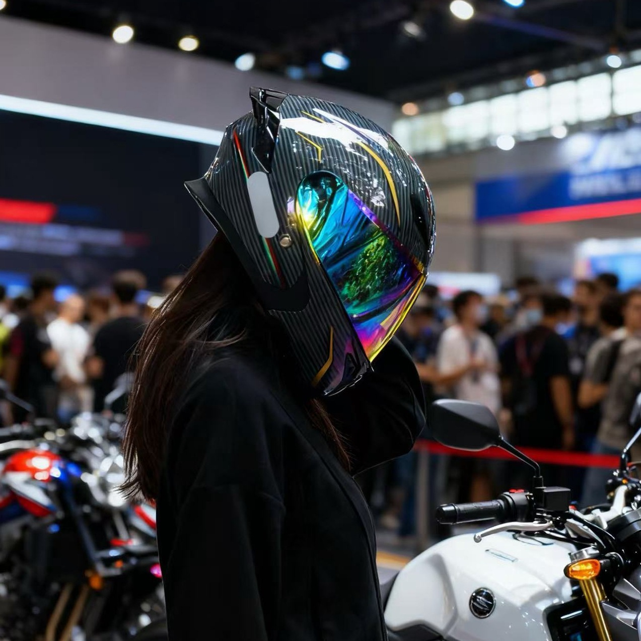 Helm Motor Modular Bersertifik - Dual Visor Motorcycle Racing Helmet ulasan dan harga