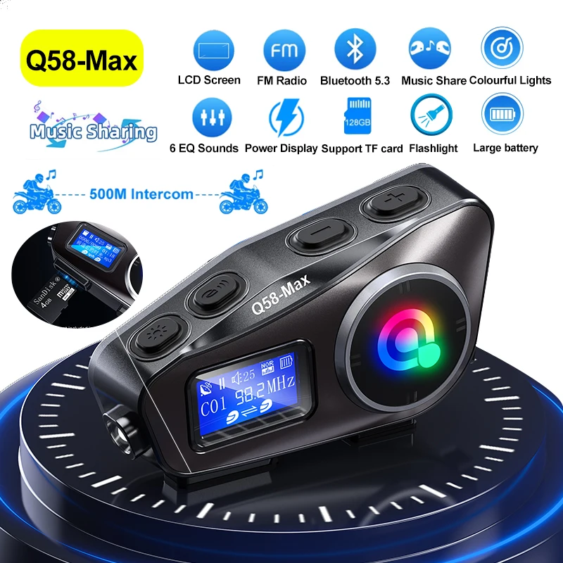 Helm Motor Headset Bluetooth N - Universal Motorcycle Helmet Intercom Headset ulasan dan harga
