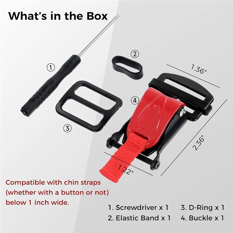 Kit Pengganti Gesper Lepas Cep - Quick Release Buckle Motorcycle Helmet ulasan dan harga