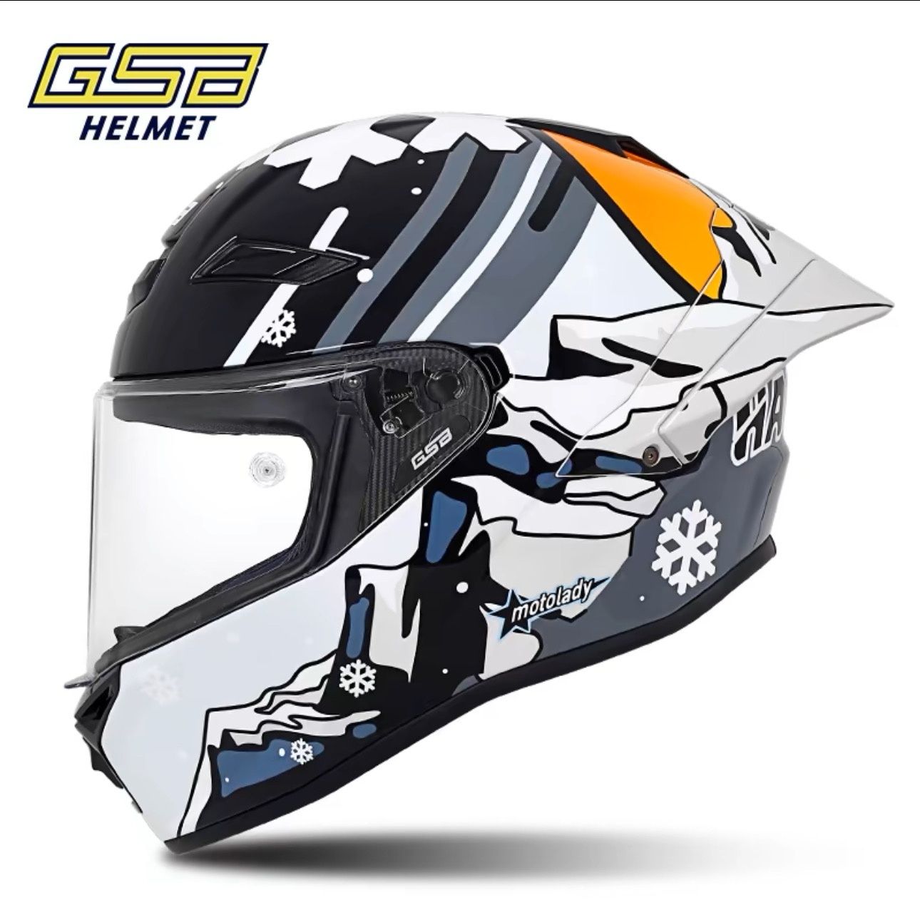 Helm Serat Karbon GSB RC5 Helm - Carbon Fiber Lightweight Motorcycle Helmet ulasan dan harga
