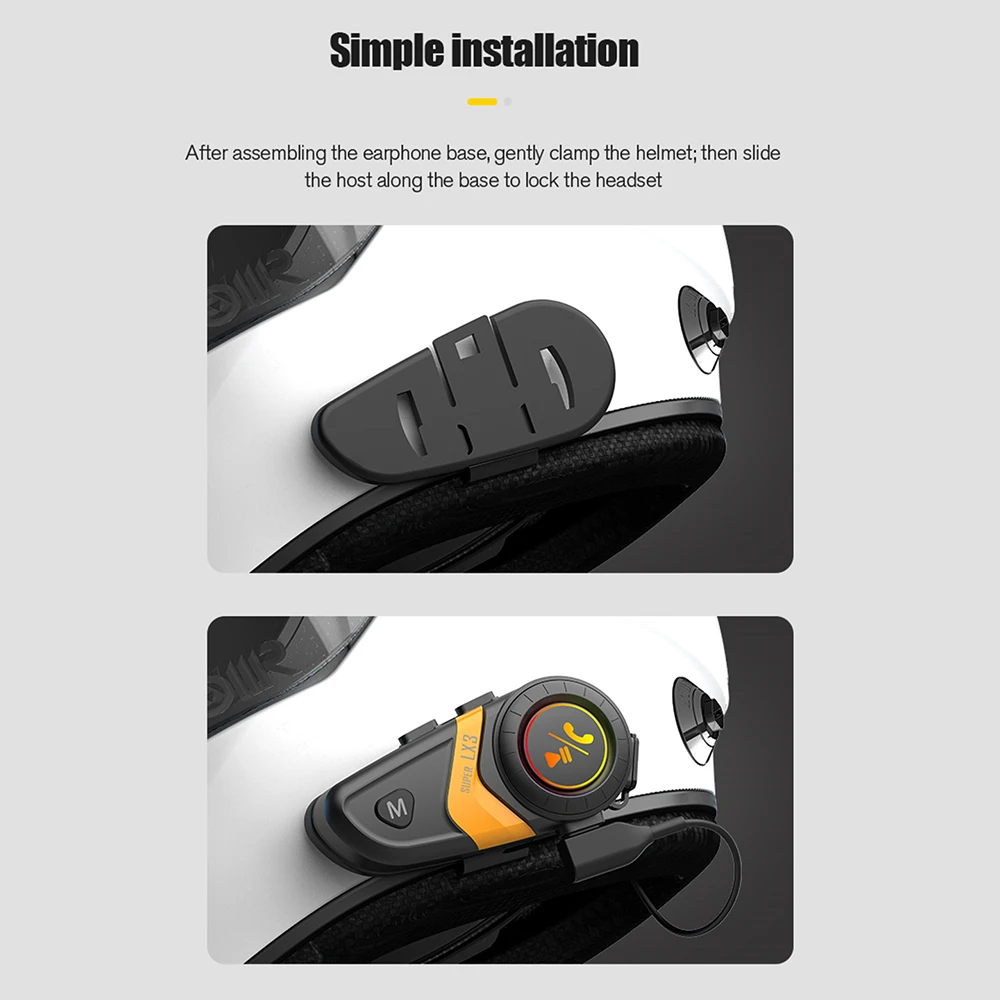 LX3 Headset helm sepeda motor  - Full Face Motorcycle Helmet With Bluetooth ulasan dan harga